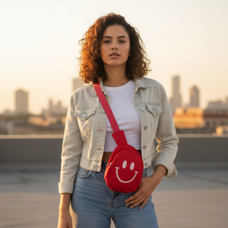 smiley crossbag