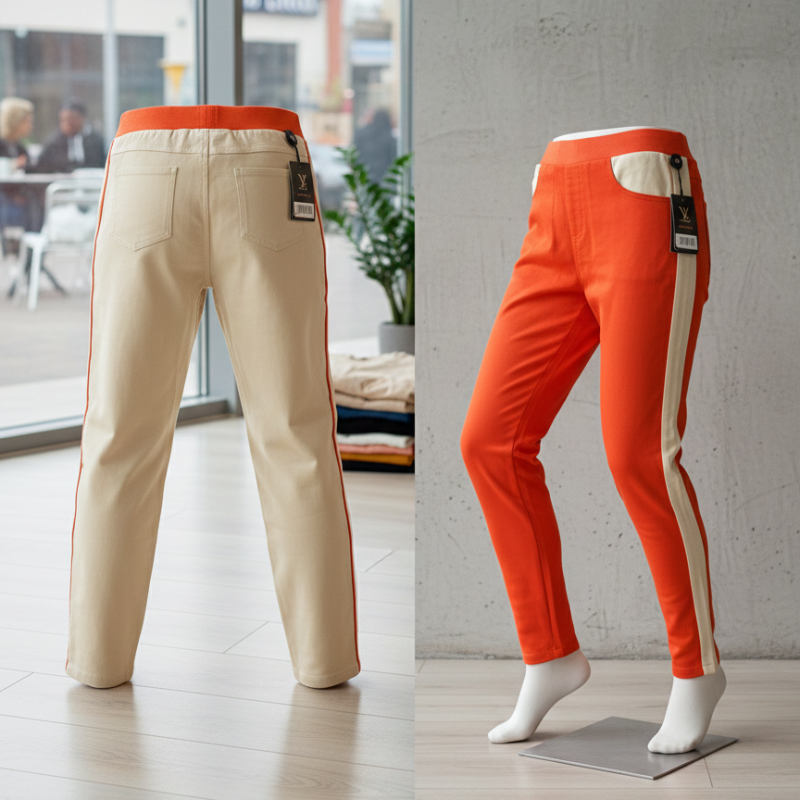 two color trouser