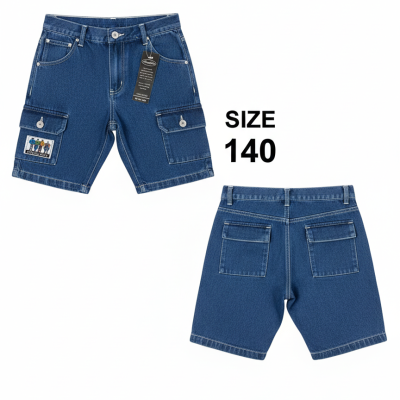 denim cargo short 8-10 yrs