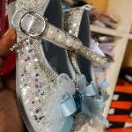 Princess glitter sandals girls