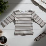 horizontal pinstripe top