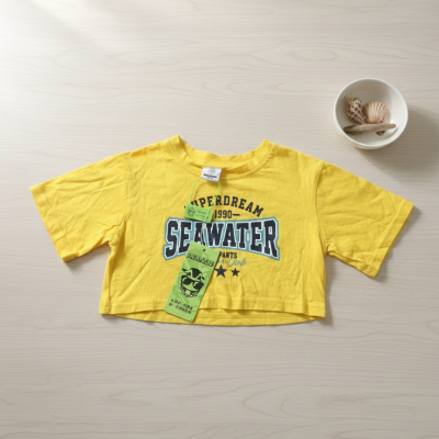 Yellow Crop Top 8 - 10 years