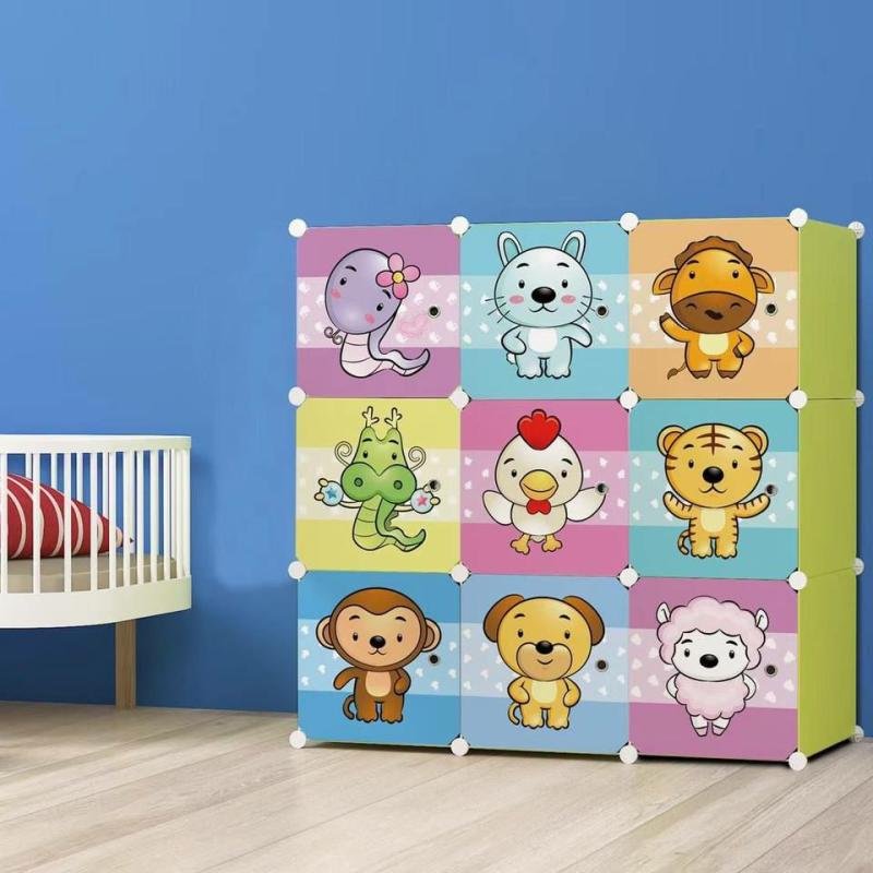 Kids Plastic Collapsible Wardrope