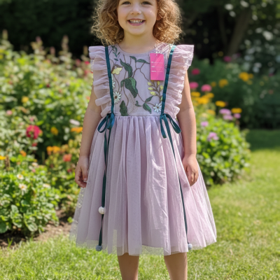 Floral Embroidered Dress