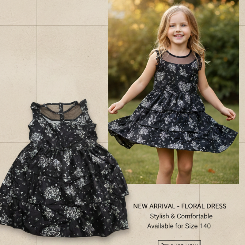 stylish floral dress