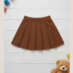 Brown Pleating Skirt 5 years