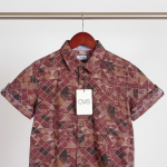 Patterned button down shirt .012