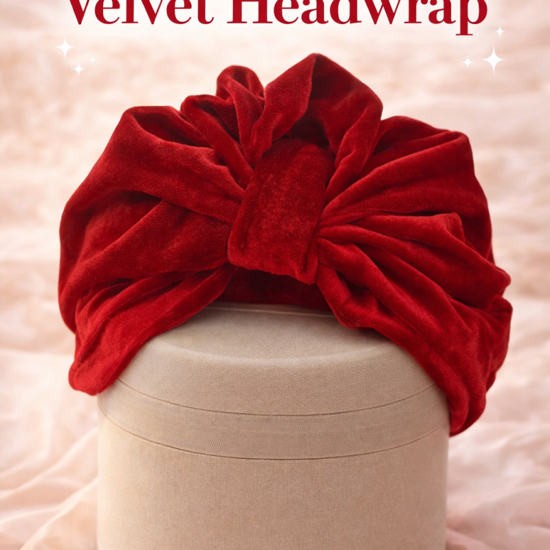 Velvet red  cap