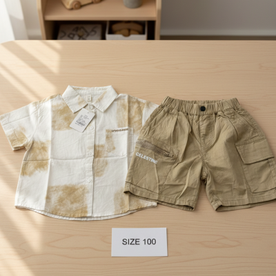 coordinated beige set